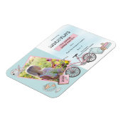 Flexible Magnet de graduation bleu rose rose pâle (Côté Gauche)