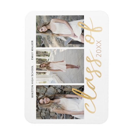 Flexible Magnet de graduation de la photo de script Whimsic (Vertical)
