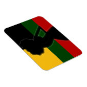 Flexible Magnet de la dame AFROcan (Côté Droit)