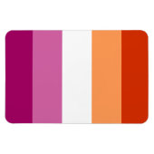 Flexible Magnet de la fierté lesbienne (Horizontal)