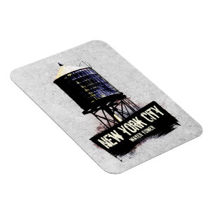 Flexible Magnet de la tour d'eau de New York