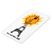 Flexible Magnet de la vague de chaleur de Paris 2022 (Côté Gauche)