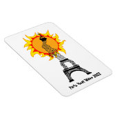 Flexible Magnet de la vague de chaleur de Paris 2022 (Côté Droit)