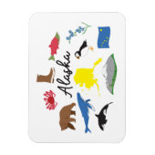 Flexible Magnet de l'Alaska (Vertical)