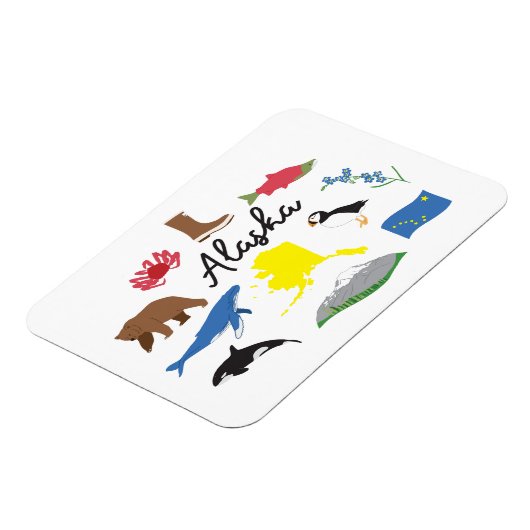 Flexible Magnet de l'Alaska (Côté Gauche)