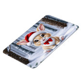 Flexible Magnet de lapin de Santa Hat (Côté Gauche)
