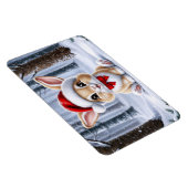 Flexible Magnet de lapin de Santa Hat (Côté Droit)