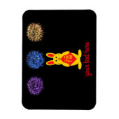 Flexible Magnet de lapin Lucky #2 (Vertical)