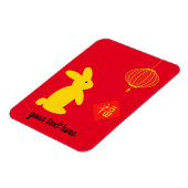 Flexible Magnet de lapin Lucky #3 (Côté Gauche)