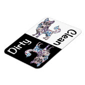 Flexible Magnet de lave-vaisselle Sibérien Husky (Côté Gauche)