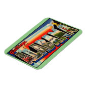 Flexible Magnet de l'État de l'Alabama (Côté Gauche)