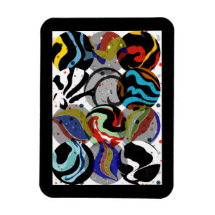 Flexible Magnet de marbres noirs