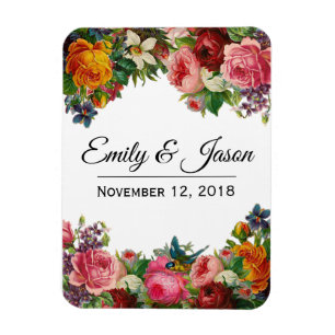 Flexible Magnet de mariage vintage dans le jardin