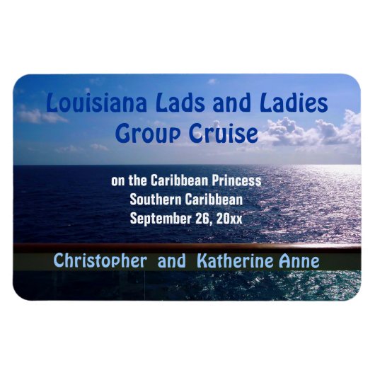 Flexible Magnet de marqueur de porte personnalisée bleu océ (Horizontal)