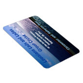 Flexible Magnet de marqueur de porte personnalisée bleu océ (Côté Droit)