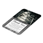 Flexible Magnet de Merci photo Mariage rustique (Côté Gauche)