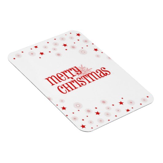 Flexible Magnet de Noël simple et joyeux (Côté Droit)