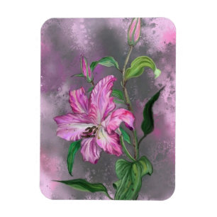 Flexible Magnet de painting de Lily Flower