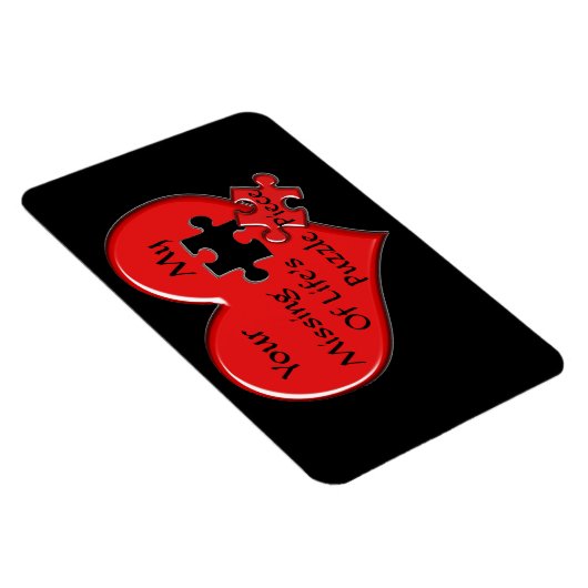 Flexible Magnet de pièces de pièce de puzzle manquant (Côté Droit)