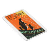 Flexible Magnet de pingouins vintage du Queensland Australi (Côté Droit)