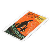 Flexible Magnet de pingouins vintage du Queensland Australi (Côté Gauche)