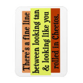 Flexible Magnet de plaisanterie orange Tan (Vertical)