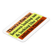 Flexible Magnet de plaisanterie orange Tan (Côté Gauche)