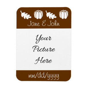 Flexible Magnet de rappel de date de Patch de Citrouille en