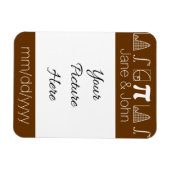 Flexible Magnet de rappel de date pour mariage « Ça s'addit (Horizontal)