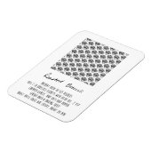 Flexible Magnet de recette de brocoli rôti (Côté Gauche)