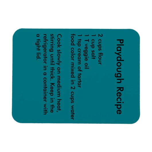 Flexible Magnet de recette de lecture (Horizontal)