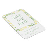 Flexible Magnet de sauvegarde à date de mariage à l'aquarel (Côté Droit)