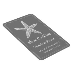 Flexible Magnet de sauvegarde de date étoile de mer grise