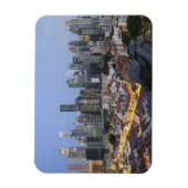 Flexible Magnet de soirée Skyline de Singapour (Vertical)