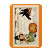Flexible Magnet de sorcière d'Halloween vintage (Vertical)