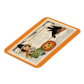 Flexible Magnet de sorcière d'Halloween vintage (Côté Gauche)