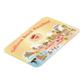 Flexible Magnet de souvenirs de Californie du Sud (Côté Gauche)