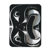 Flexible Magnet de souvenirs de Vancouver Totem Pole Landma (Vertical)