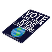 Flexible Magnet de voiture - Votez comme vos enfants... (te (Côté Gauche)
