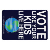 Flexible Magnet de voiture - Votez comme vos enfants... (te (Horizontal)