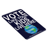 Flexible Magnet de voiture - Votez comme vos enfants... (te (Côté Droit)