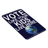 Flexible Magnet de voiture - Votez comme vos enfants... (vr (Côté Droit)