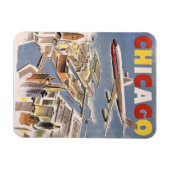 Flexible Magnet de voyage de Chicago (Horizontal)