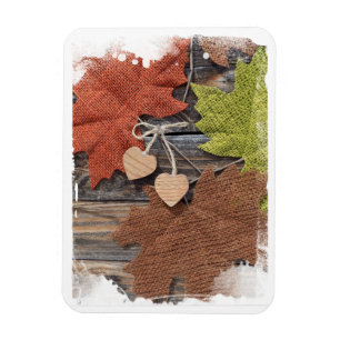 Flexible Magnet des Coeurs d'automne