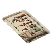 Flexible Magnet des musiciens de rue de Noël (Côté Droit)