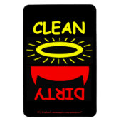 Flexible Magnet Devil Angel (Vertical)