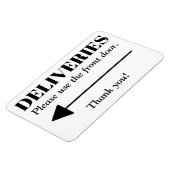 Flexible Magnet d'informations sur les livraisons (Côté Gauche)