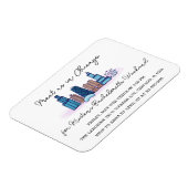 Flexible Magnet d'invitation Bachelorette de Chicago (Côté Gauche)