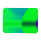 Flexible Magnet d'ombre vert néon (Horizontal)