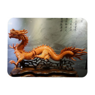 Flexible Magnet Dragon Chinois 3"x4"